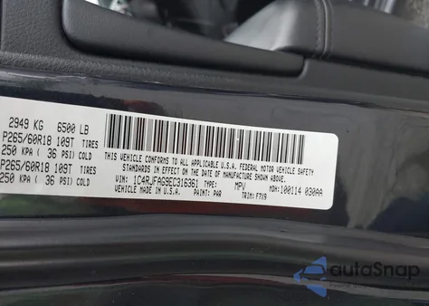 2014 Jeep Grand Cherokee Laredo из США, поврежденный, VIN 1C4RJFAG9EC316361